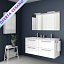 Mueble de baño Nisy suspendido 4 cajones doble seno promocion de Royo